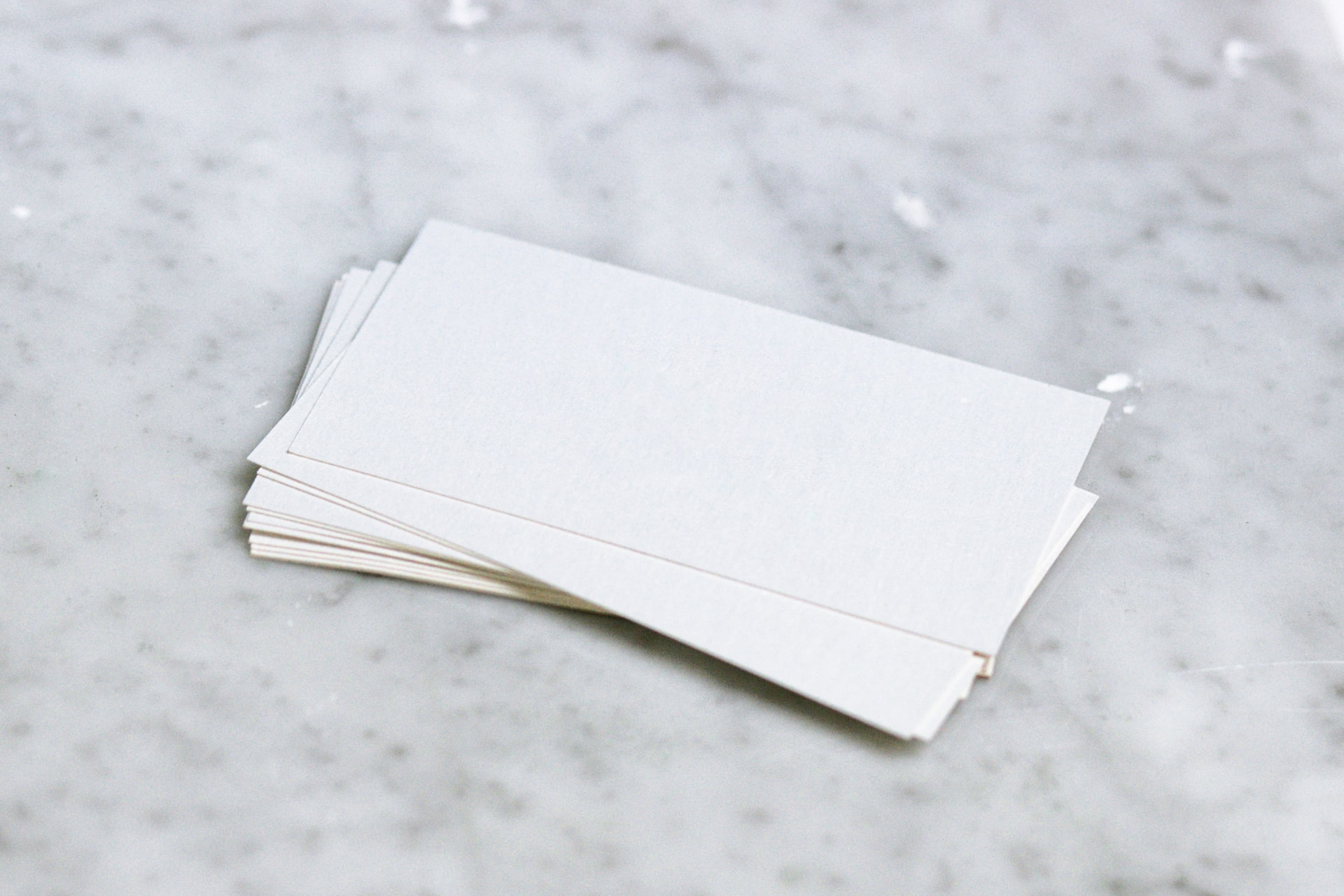 Are paper business cards bad for the environment?